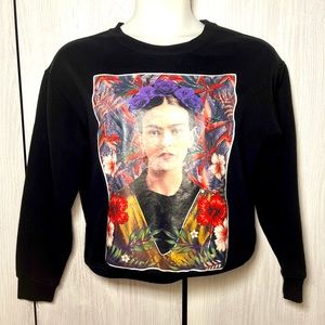 Frida Kahlo Sweatshirt size L
